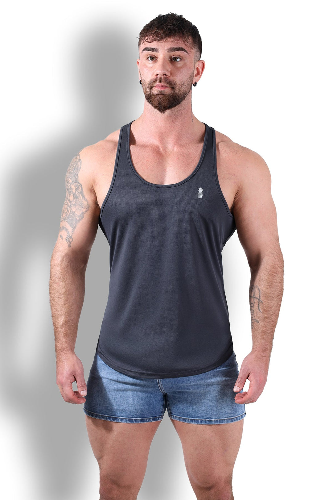 Stringer de sport JJ Cool-Dry - Gris foncé