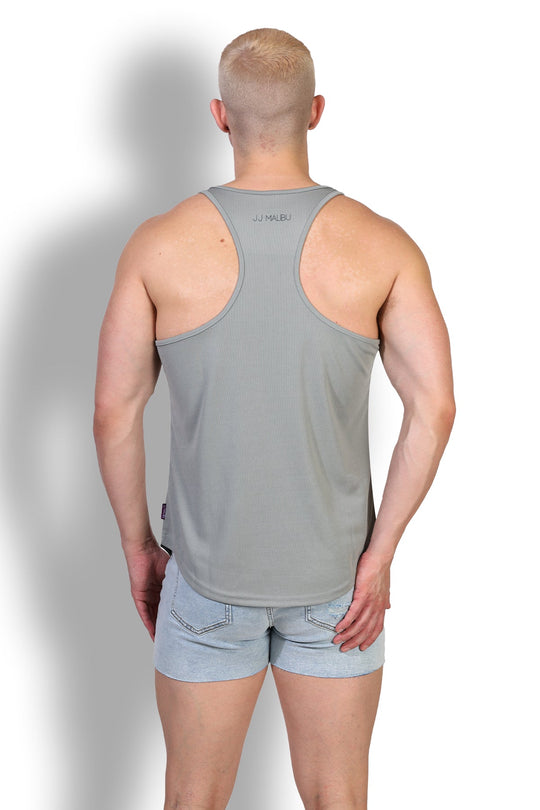 JJ Cool-Dry Gym Stringer - Gris claro