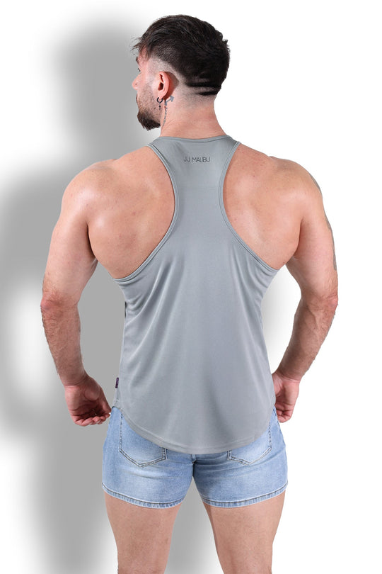 JJ Cool-Dry Gym Stringer - Gris claro