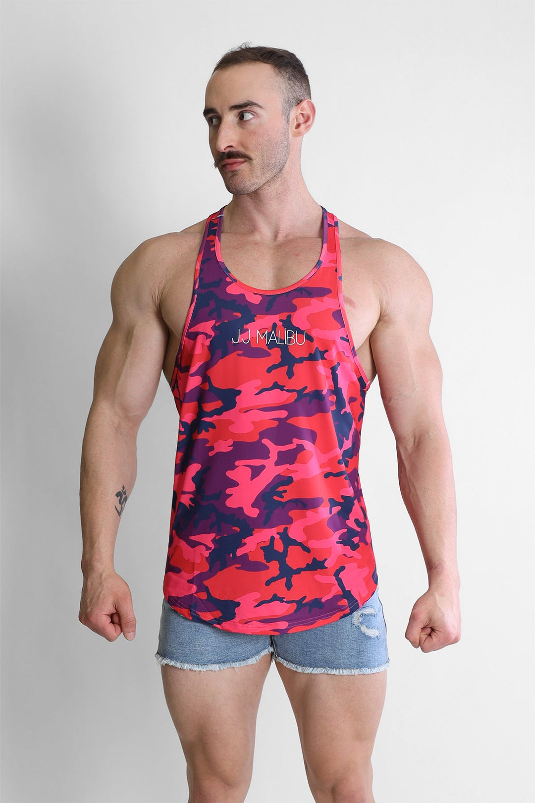 Feel-Me Scoop Bottom Tank - Purple Camo