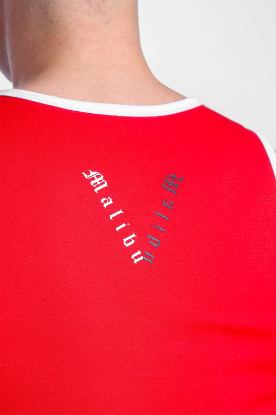 Camiseta deportiva de tirantes para hombre - Vino