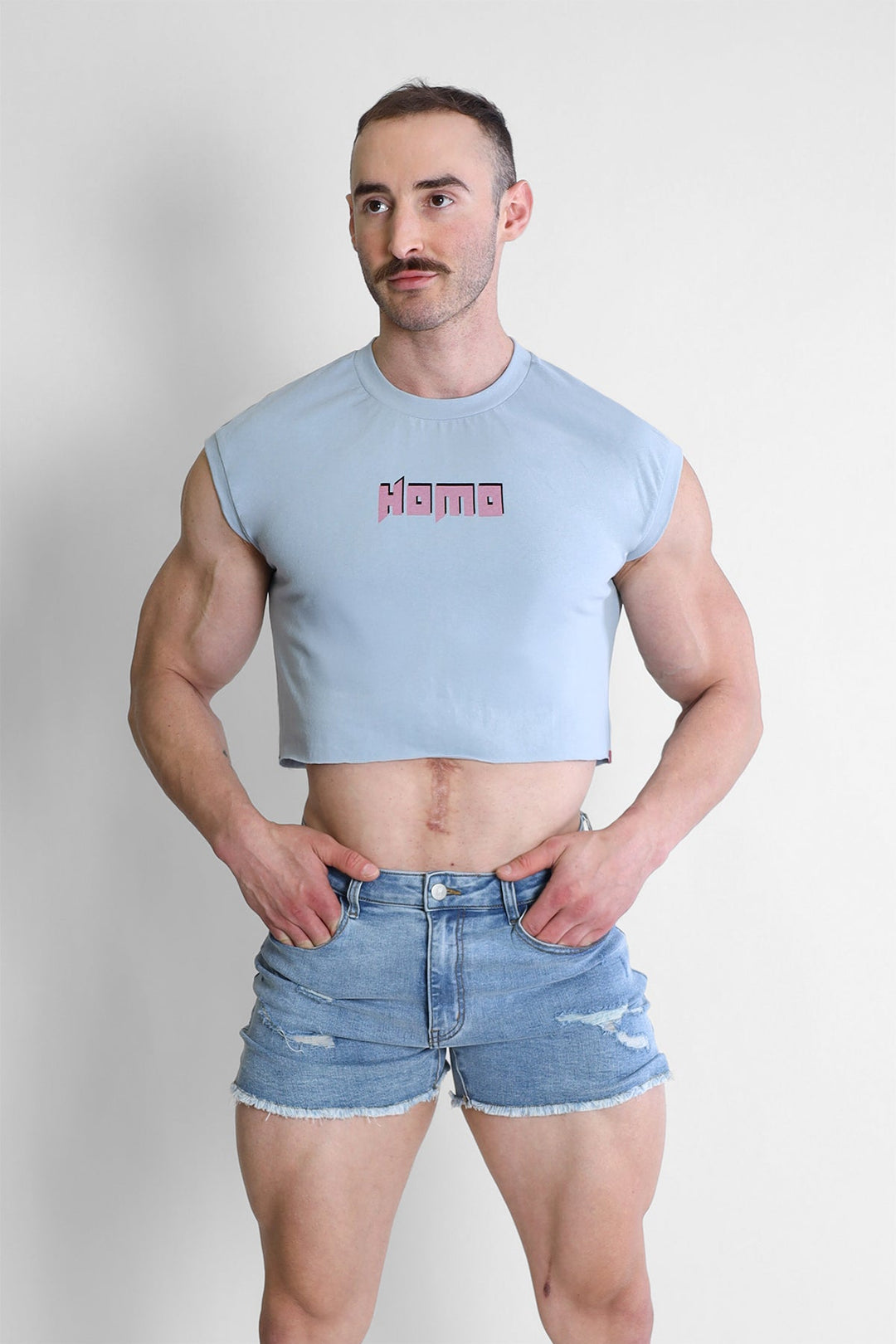 Débardeur court et musclé Escapism - Homo