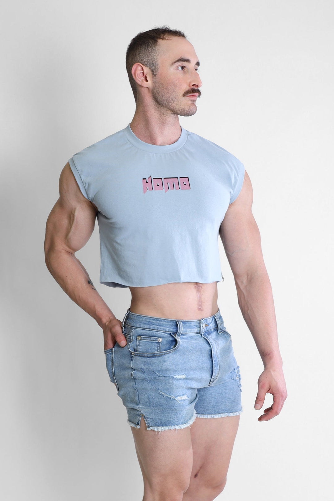 Débardeur court et musclé Escapism - Homo