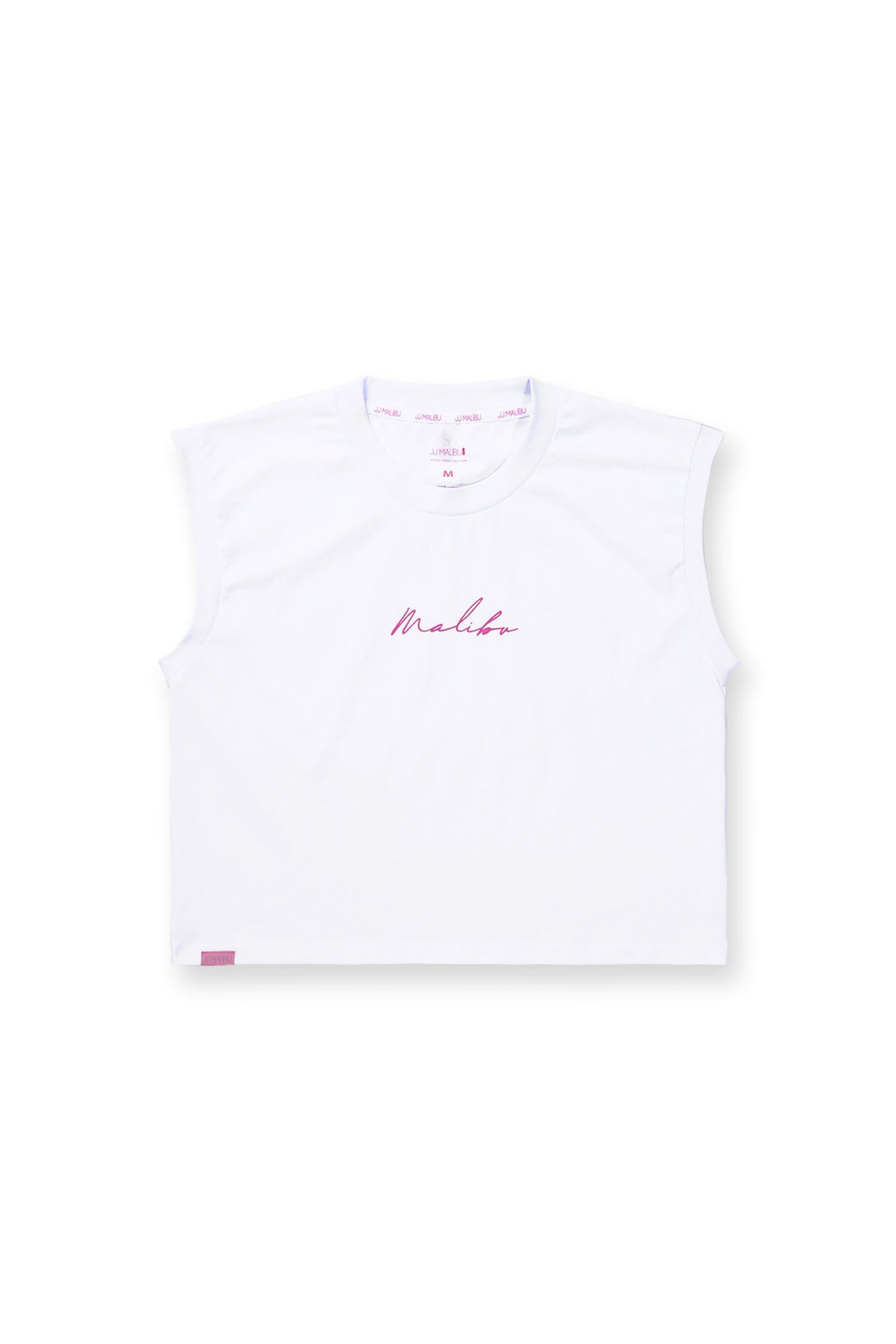 Camiseta corta ajustada Escapism - Logotipo blanco y morado