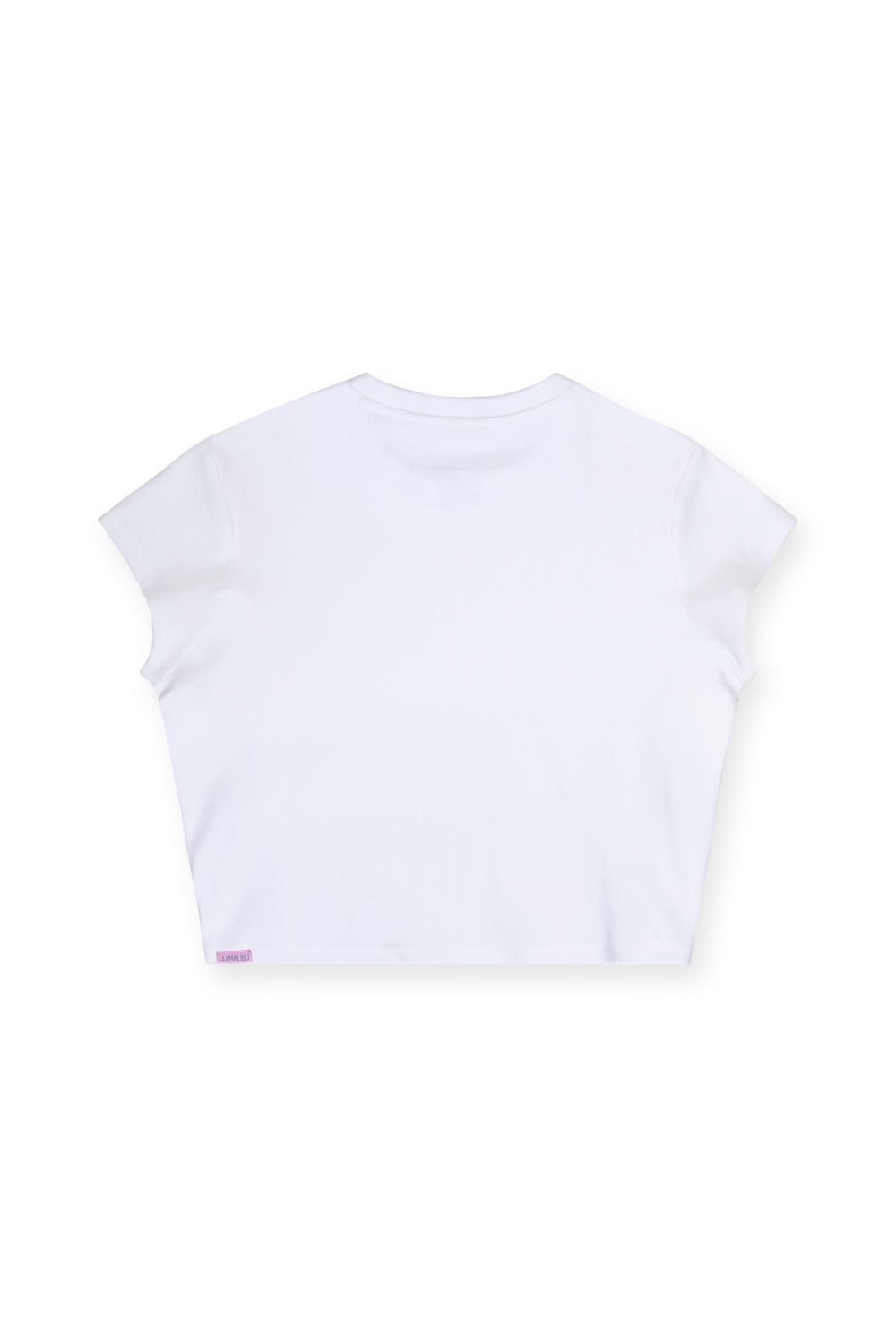 Cap Sleeve Rib Knit Crop Top - Ivory
