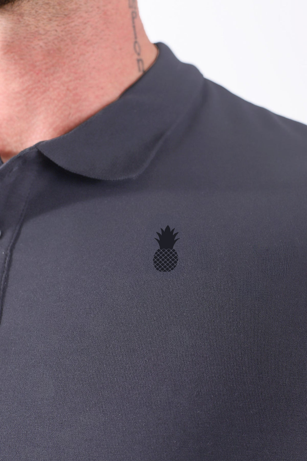 Polo ajustado - Gris oscuro