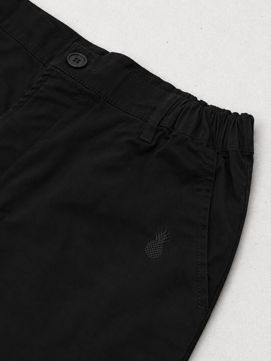 Muscle-fit Men's 2.5'' Stretchy Chino Shorts - Midnight Black