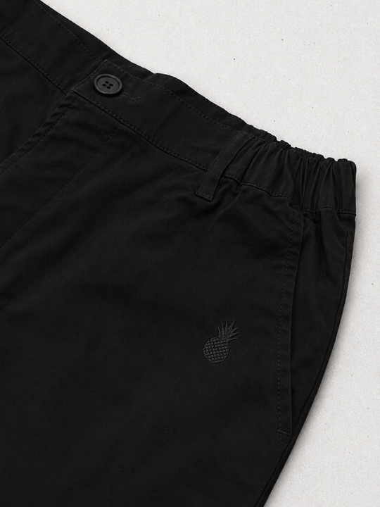 Muscle-fit Men's 2.5'' Stretchy Chino Shorts - Midnight Black