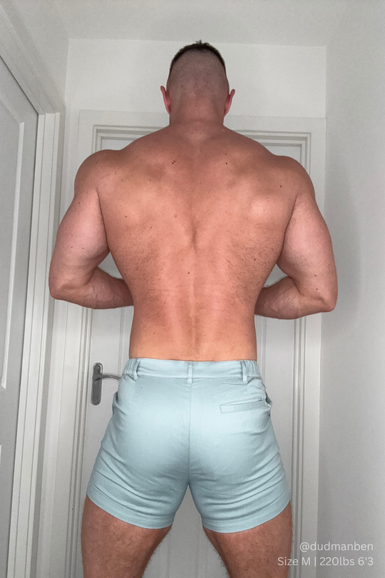 Short chino extensible Muscle-fit 4'' pour homme - Vert clair