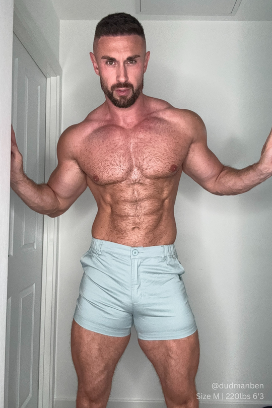 Short chino extensible Muscle-fit 4'' pour homme - Vert clair