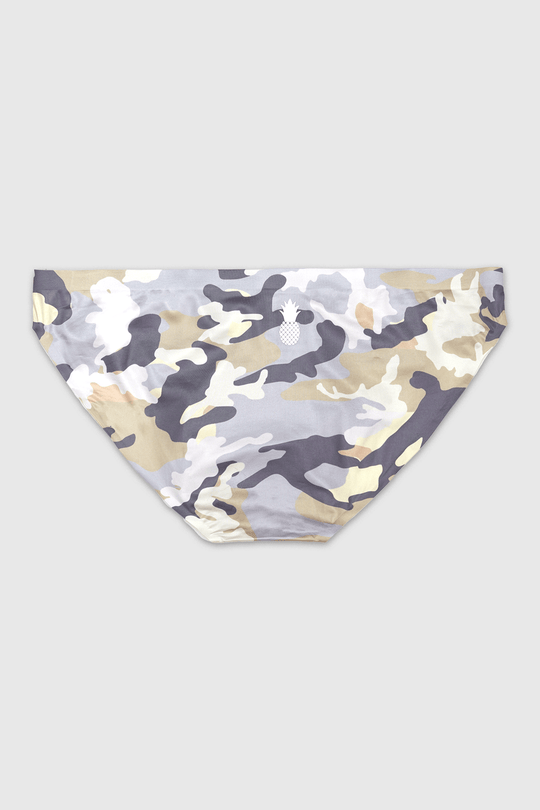 After-Hours Silky Seamless Briefs - White Camo - JJ Malibu 