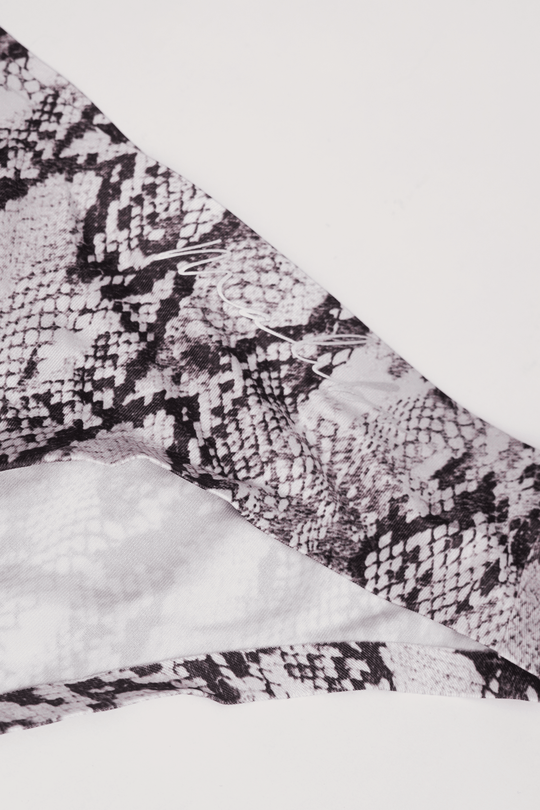 After-Hours Silky Seamless Briefs - Snakeskin - JJ Malibu 