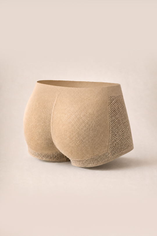 Enhanced Padded Butt Lift Boxers - Nude