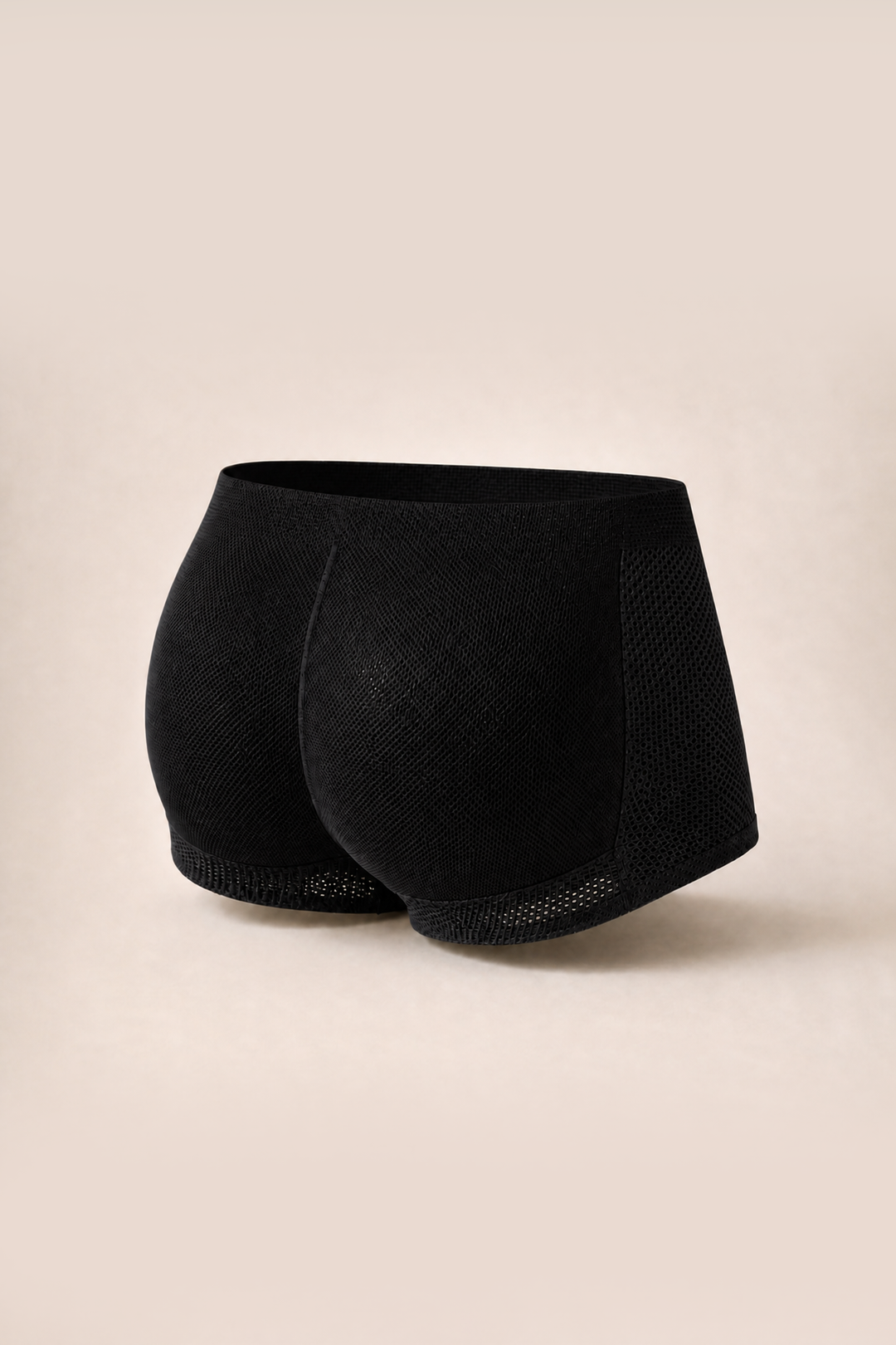 Enhanced Padded Butt Lift Boxers - Black