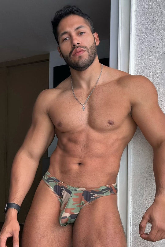 Slip amincissant pour homme - Camouflage
