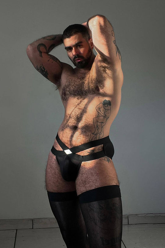Calzoncillos Hustler Cross - Negro obsidiana