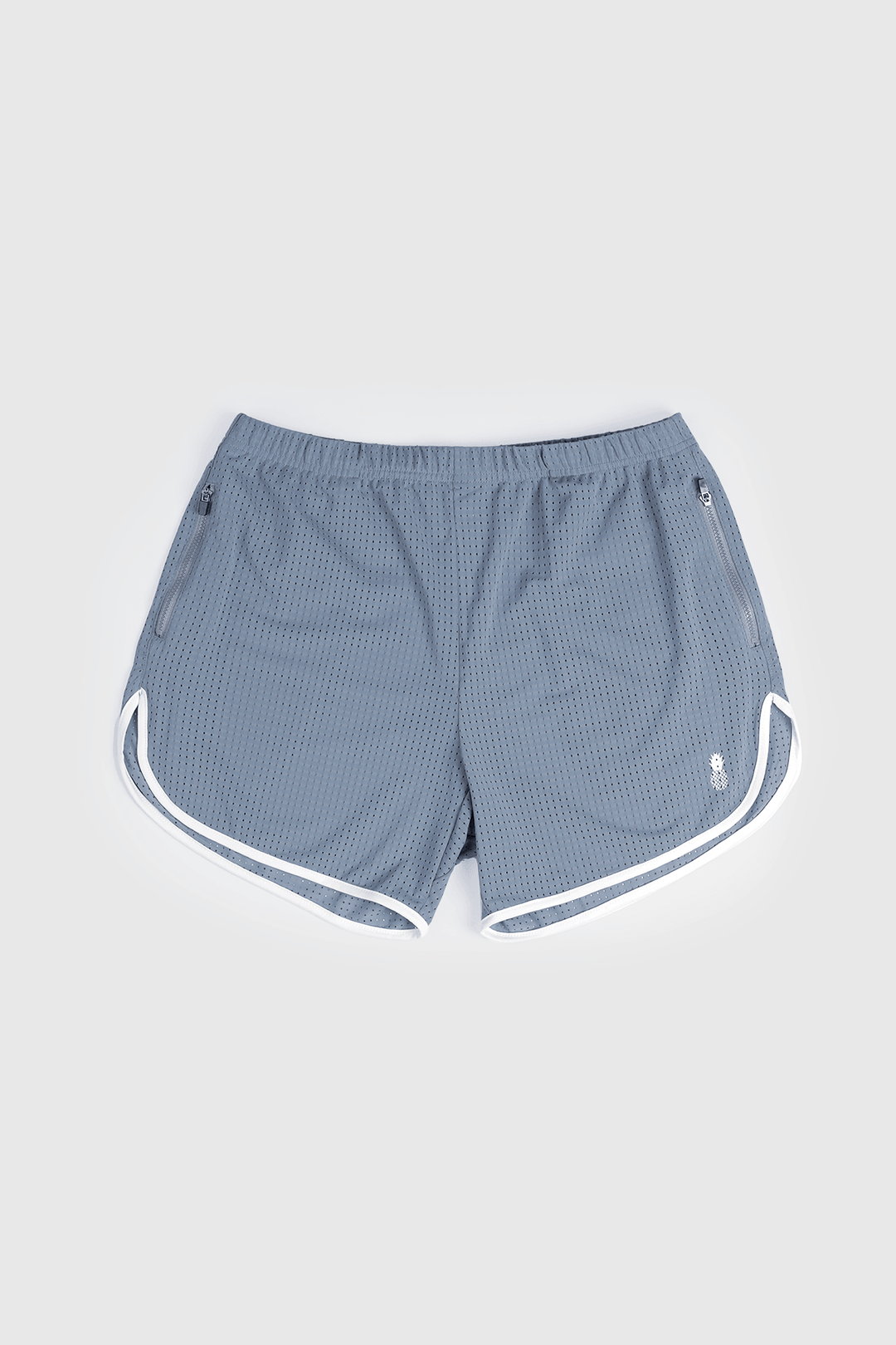 Work It Out Perforated Short Shorts - Blue - JJ Malibu 