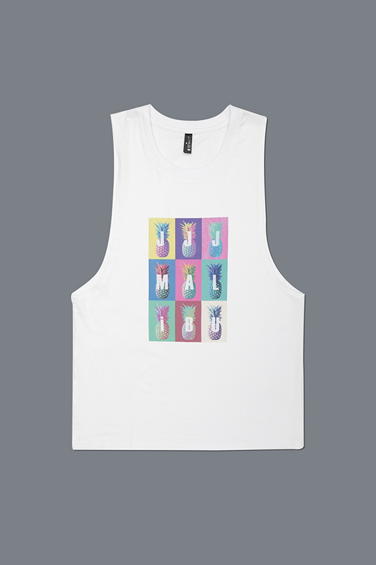 Bad Boy Tank Top - Pineapple Pop Art