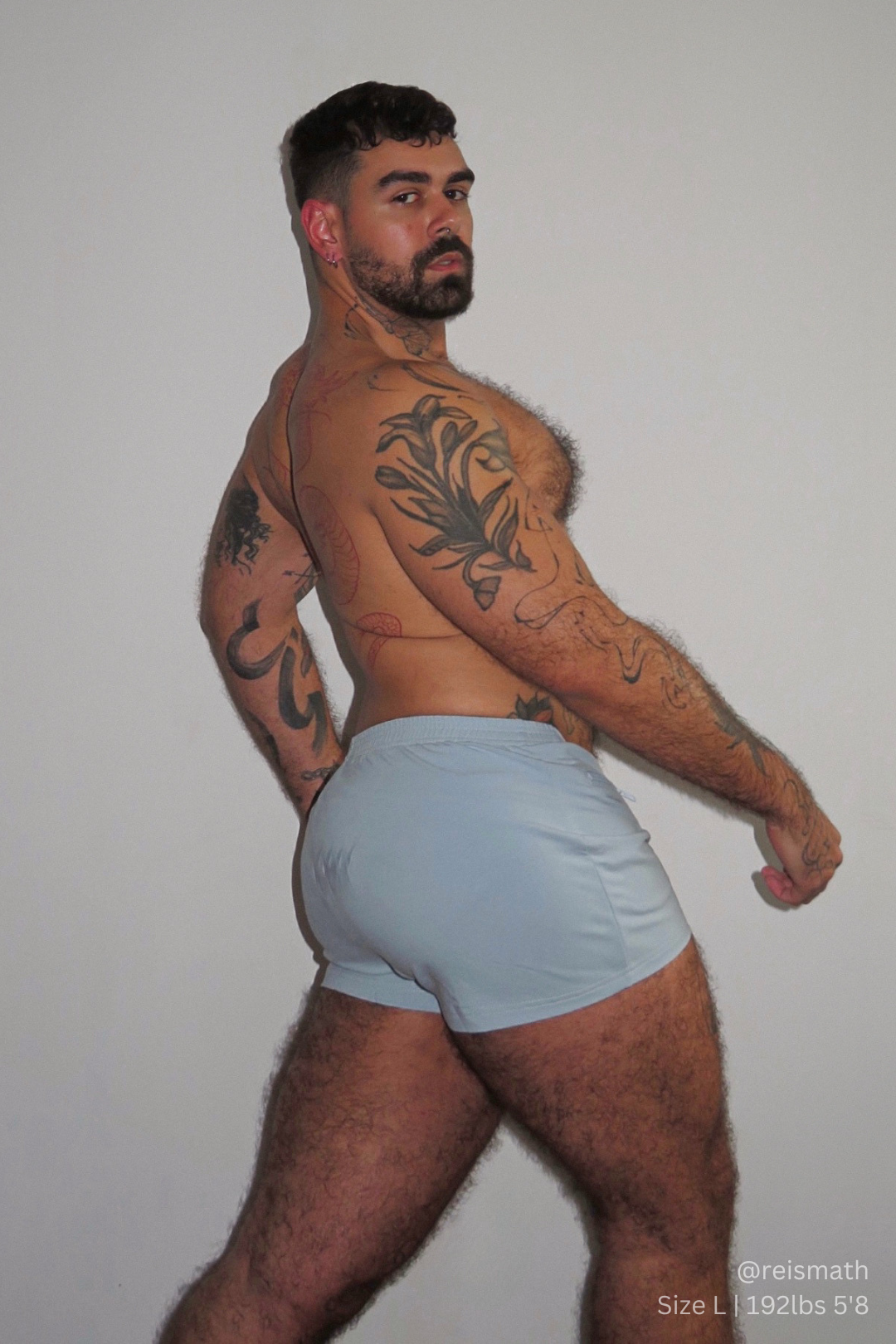 Varsity 2" Short Shorts with Zipper Pocket  - Ice Blue